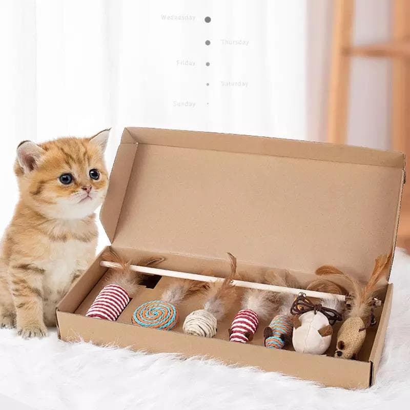 PET CAT INTERACTIVE POLE TOY