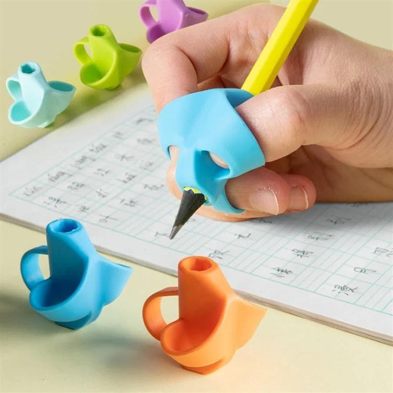 SILICONE TWO FINGER KIDS PEN HOLDER