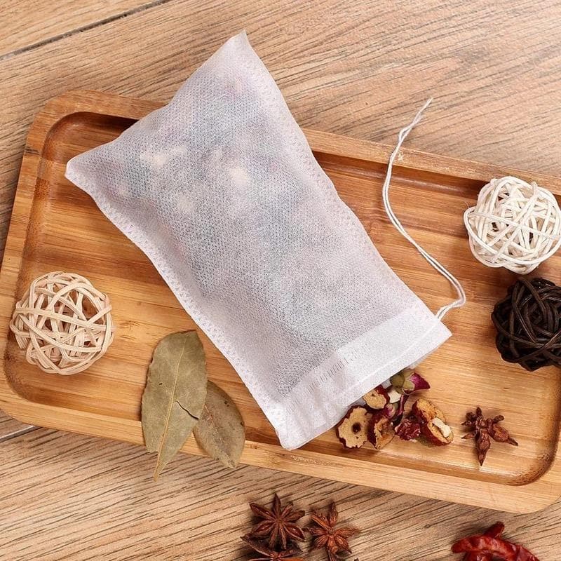 EMPTY TEA BAG WITH STRING SEAL FILTER (100 Pcs)