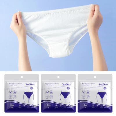 TRAVELO WOMEN DISPOSABLE UNDERWEAR (2PCS)
