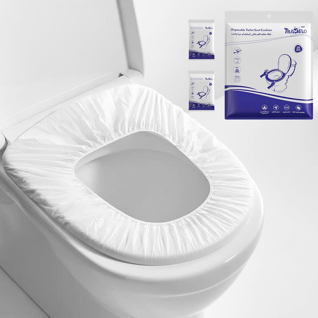 TRAVELO DISPOSABLE TOILET SEAT CUSHION (25 PCS)