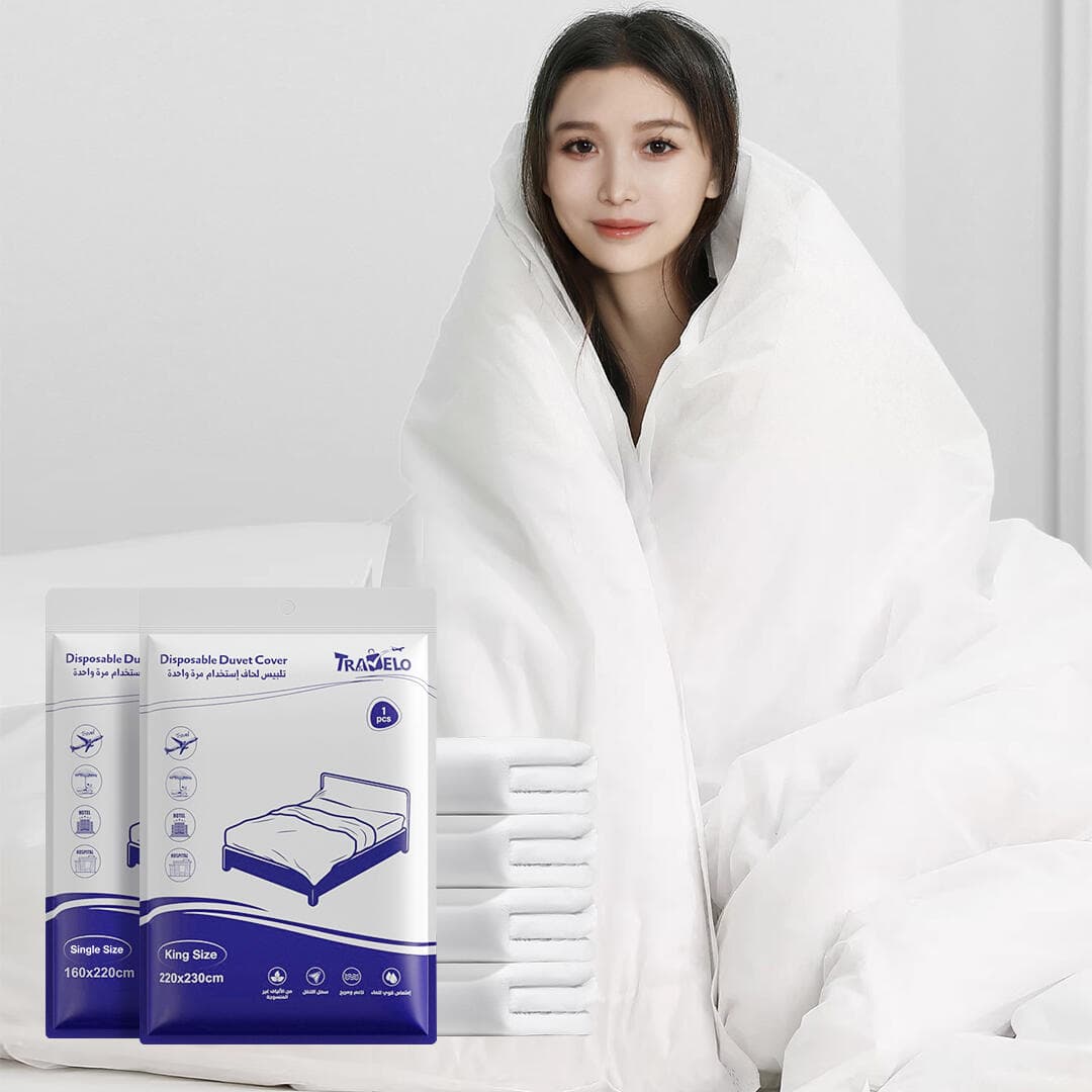 TRAVELO  DISPOSABLE DUVET COVER (220*230CM -1 PC)